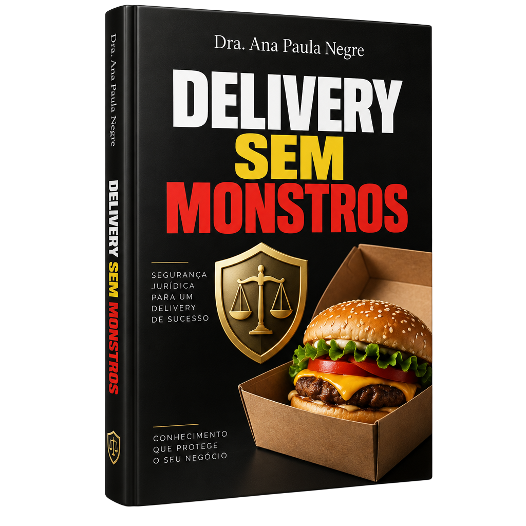 Mockup do e-book Delivery sem Monstros por Dra. Ana Paula Negre